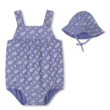 Жаккардовый комплект из шапки и блумеров