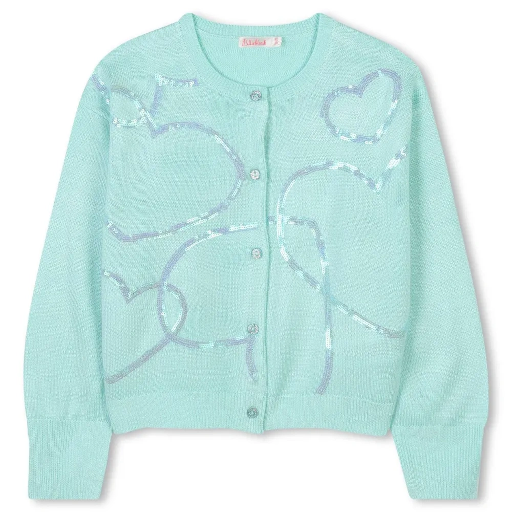 Кардиган с пайетками