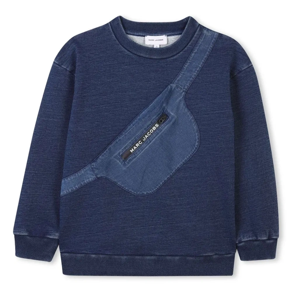 Толстовка с карманом на молнии