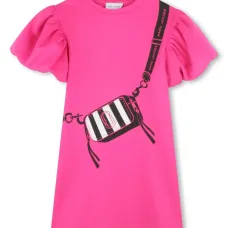 Платье Snapshot с короткими рукавами