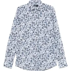 Рубашка с цветочным принтом
