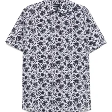 Рубашка с цветочным принтом