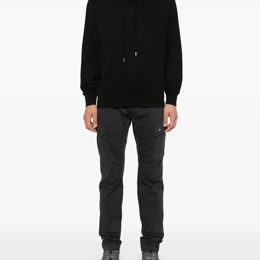 Флисовое худи с логотипом