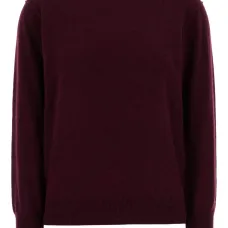 Свитер с круглым вырезом