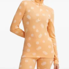 Лыжный топ с воротником на молнии