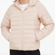 Стёганая куртка с капюшоном