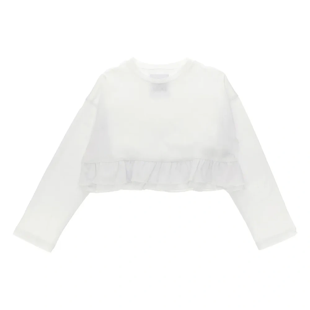 футболка с оборками