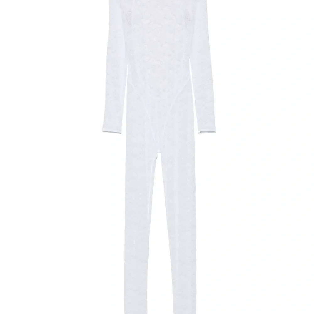 Комбинезон с длинными рукавами и открытой спиной Комбинезон с длинными рукавами и открытой спиной