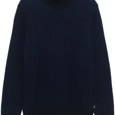 Свитер с воротником-стойкой