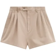 Шорты из органического хлопка с завышенной талией