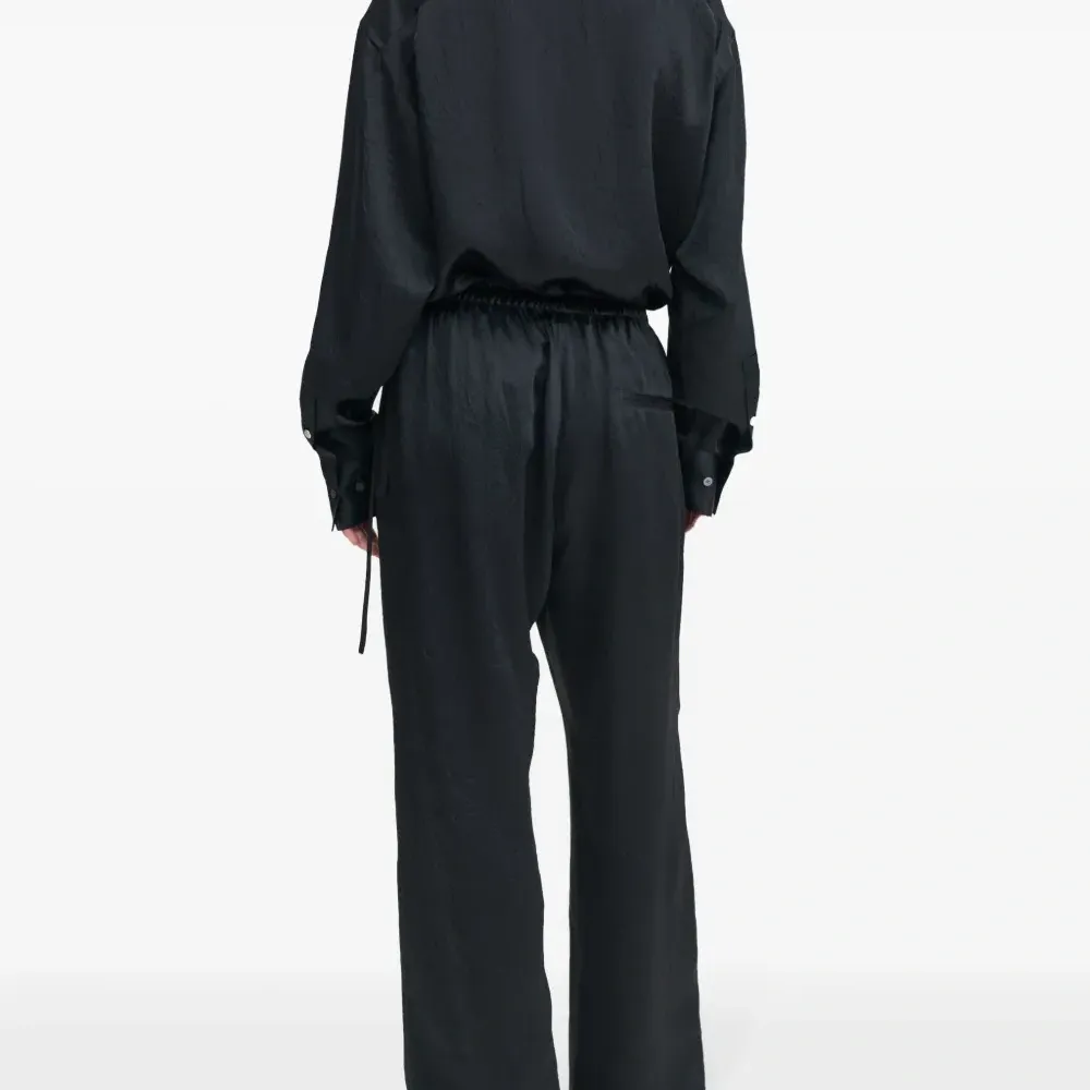 Брюки с жатым эффектом