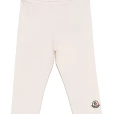 Легинсы с нашивкой-логотипом