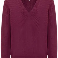 Джемпер с V-образным вырезом