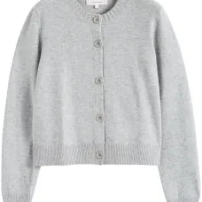 Кардиган с круглым вырезом