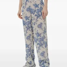 брюки с цветочным принтом брюки с цветочным принтом