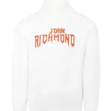 Свитер с жаккардовым логотипом Свитер с жаккардовым логотипом