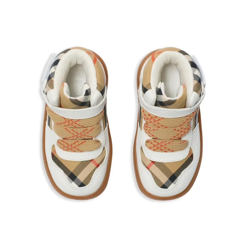 высокие кеды в клетку