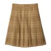 Клетчатая юбка со складками