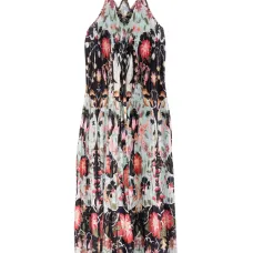 Платье миди без рукавов