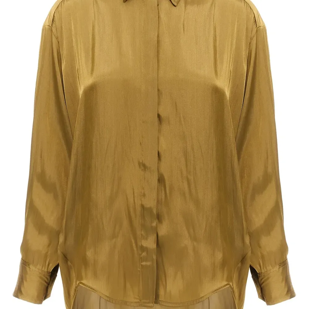 Атласная рубашка