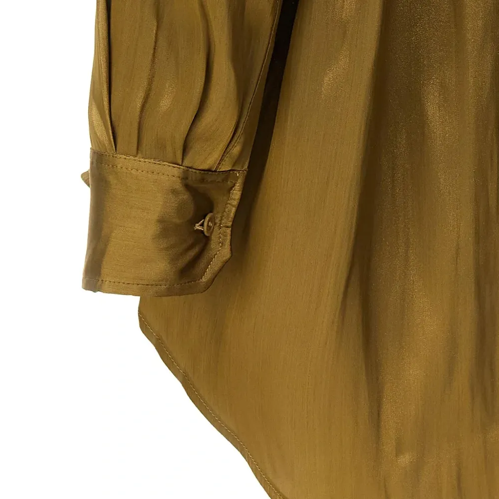 Атласная рубашка