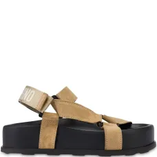 Замшевые сандалии