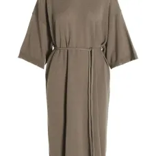 Длинное трикотажное платье