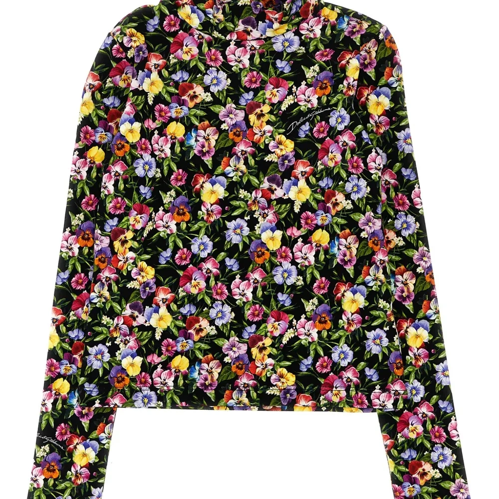 Топ с цветочным принтом