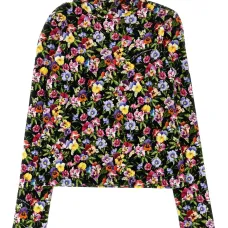 Топ с цветочным принтом