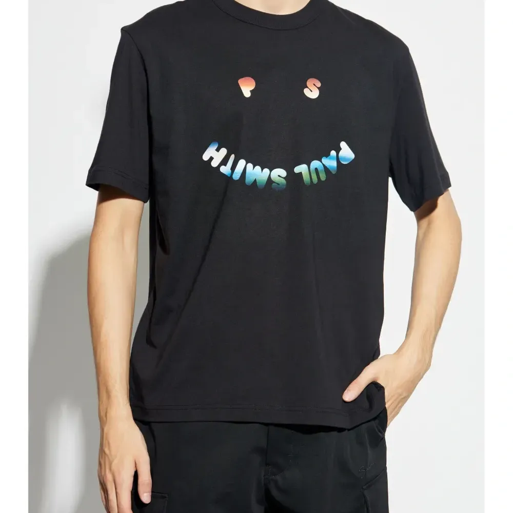 Футболка с принтом Happy Gradient