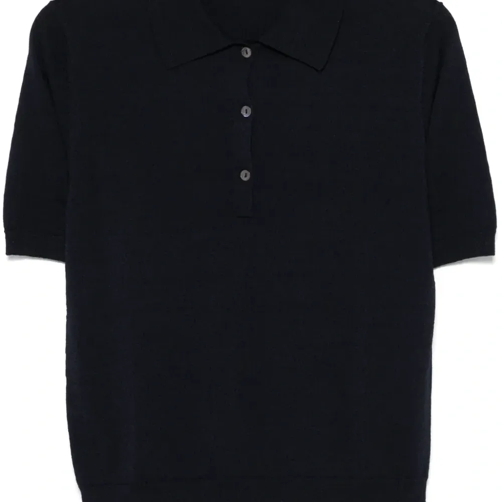 Рубашка поло тонкой вязки