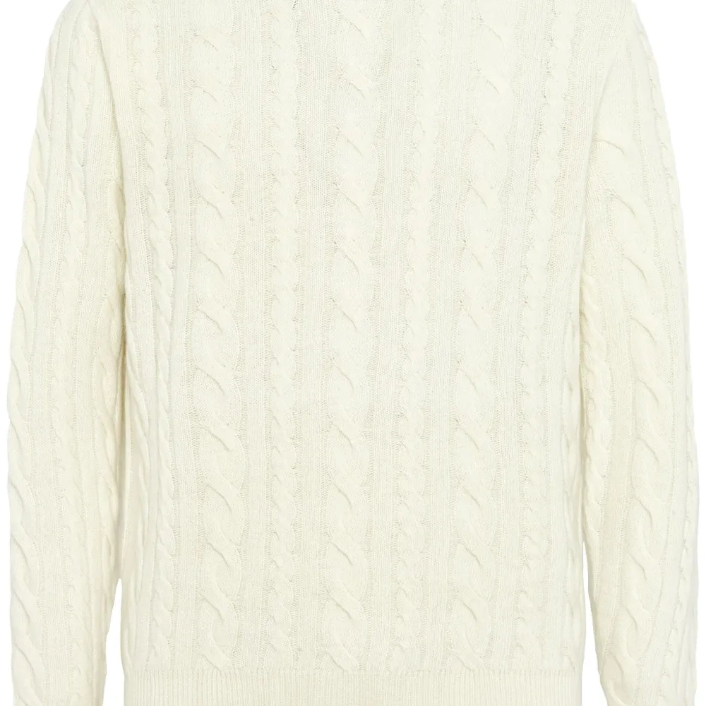 Шерстяной свитер с круглым вырезом