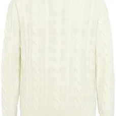 Шерстяной свитер с круглым вырезом