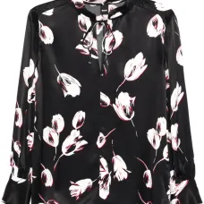 Блузка с цветочным принтом Блузка с цветочным принтом