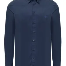 Рубашка с вышитым логотипом