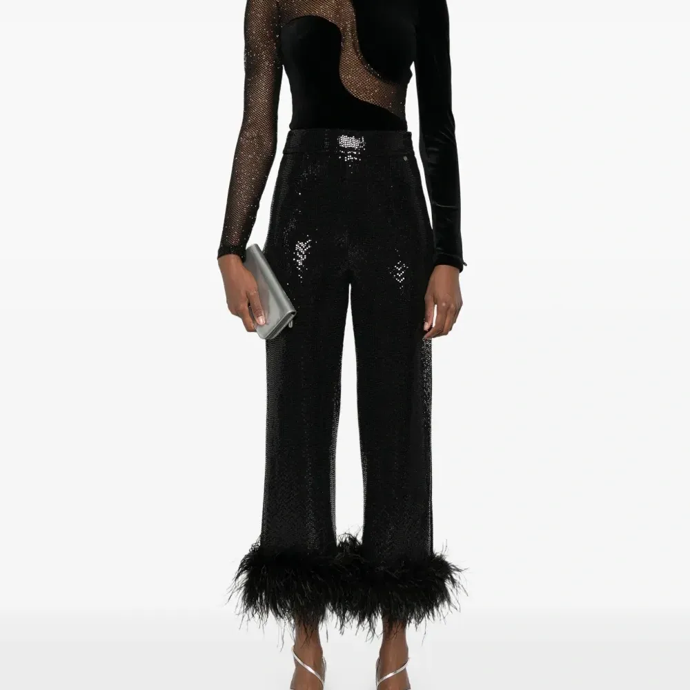 Бархатное боди с сетчатой вставкой