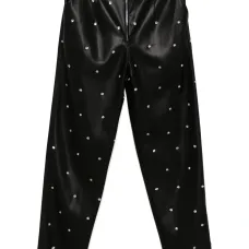 Брюки с кристаллами