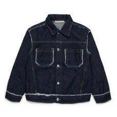 Джинсовая куртка с бахромой