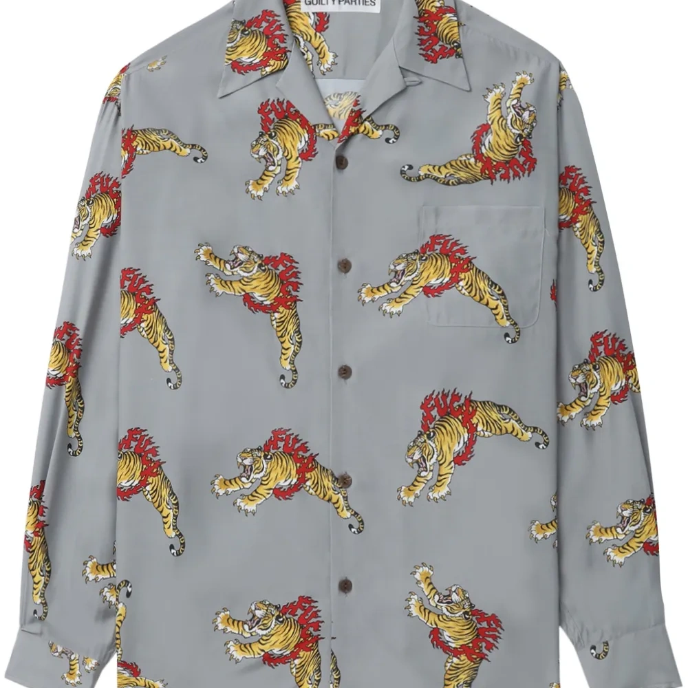 Рубашка с принтом из коллаборации с Tim Lehi