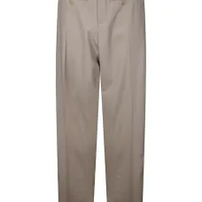 Шерстяные брюки прямого кроя