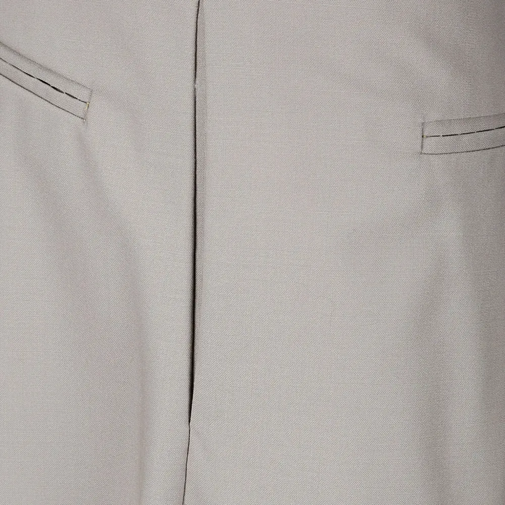 Шерстяные брюки прямого кроя