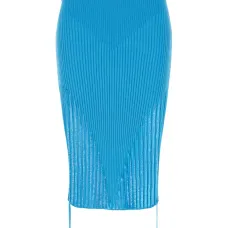 Юбка-карандаш в рубчик