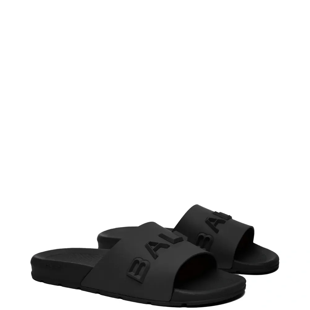 Шлепанцы с тисненым логотипом