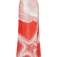 Юбка макси с принтом из коллаборации с Jade