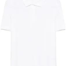 Рубашка поло с узором зигзаг