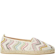Эспадрильи с узором зигзаг