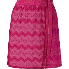 Накидка с узором зигзаг