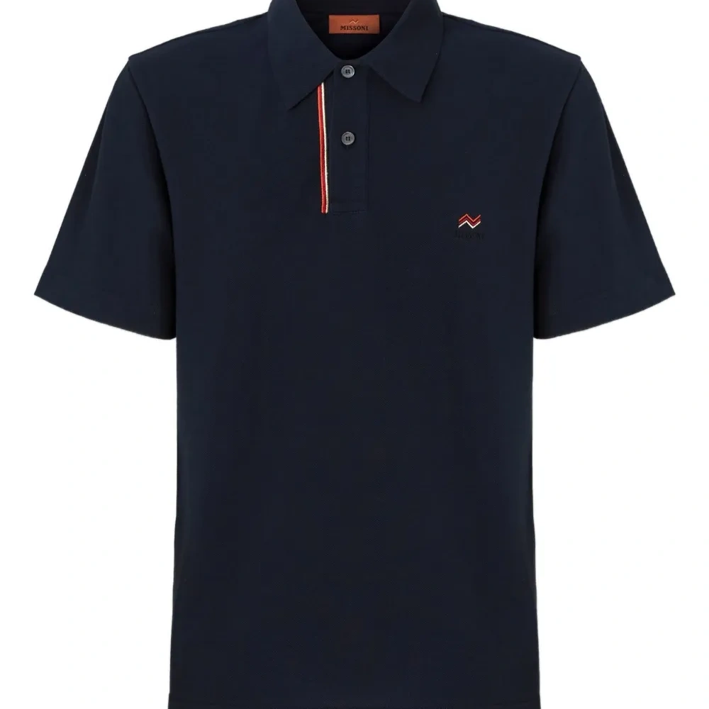 Рубашка поло с отделкой в полоску