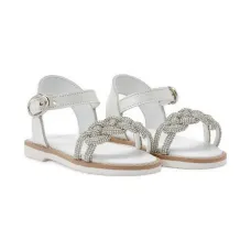 Сандалии с плетеными ремешками