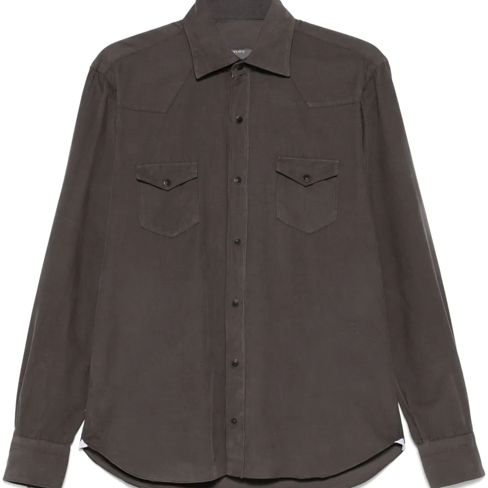 Вельветовая рубашка